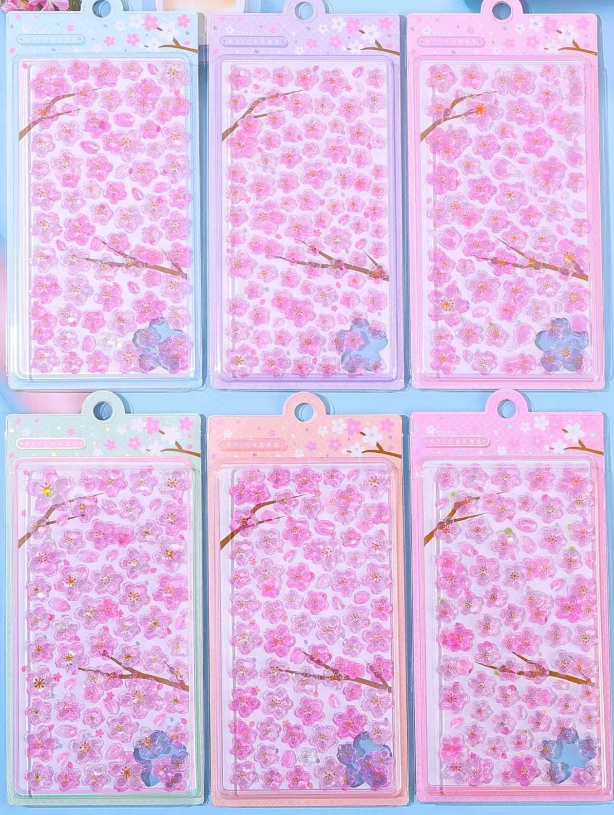 AA💖桜(さくら)2シリーズ 硬いシール 6種類 硬殻包装