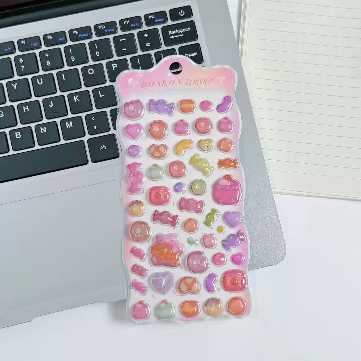 AA💖かわいいシール 中空 4種類 opp包装