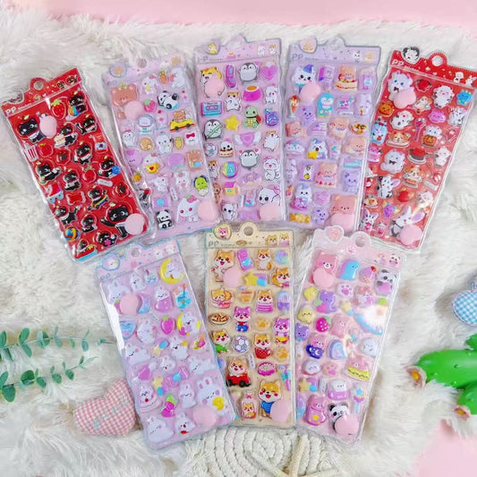 AA💖柴犬動物シリーズ お尻シール 8種類   硬殻包装