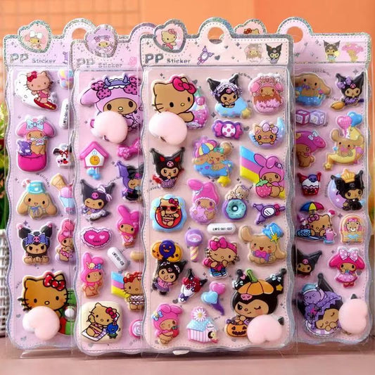 AA💖日焼け サンリオ お尻シール 4種類  硬殻包装