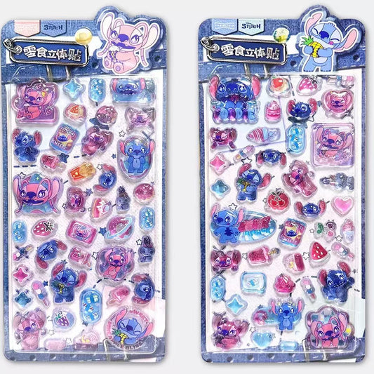 中国限定正規品💖スティッチ 硬いシール 2種類 硬殻包装