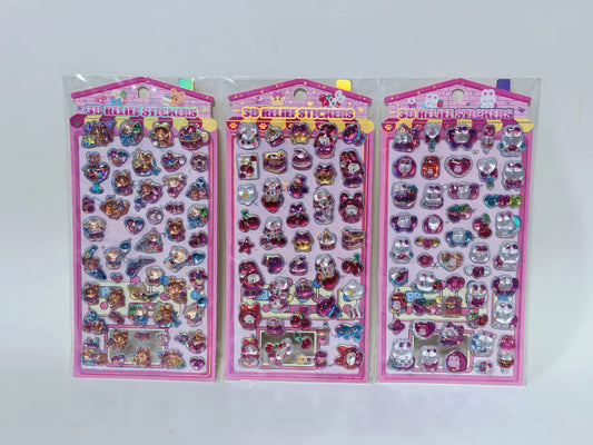 AA💖ウサギシリーズ  硬いシール   6/9/12種類選ぶ   opp包装