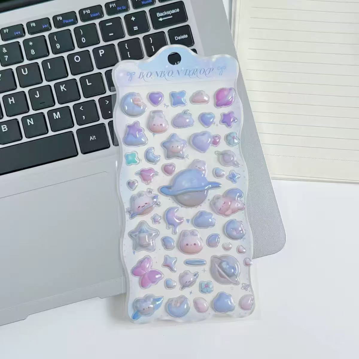 AA💖かわいいシール 中空 4種類 opp包装