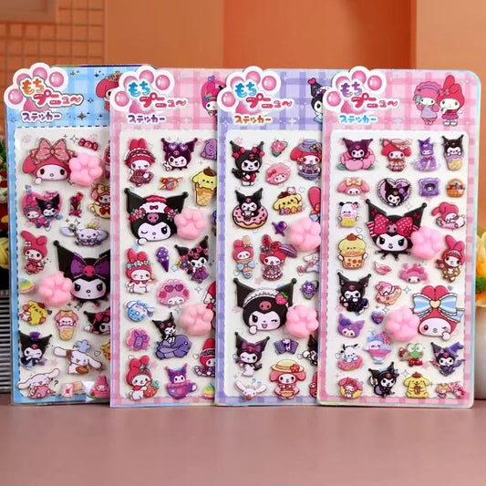 AA💖サンリ 猫の爪シール4種類  opp包装