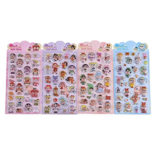 AA💖cry baby中空シール 4種類 opp包装