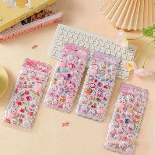 AA💖ひつじ シリーズ お尻シール 4種類   硬殻包装