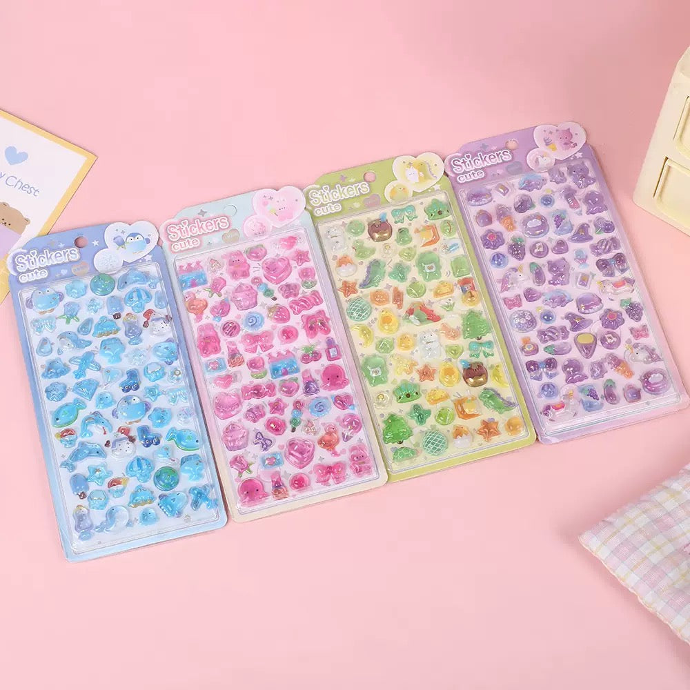 AA💖フルーツ シリーズ  硬いシール 4種類   硬殻包装