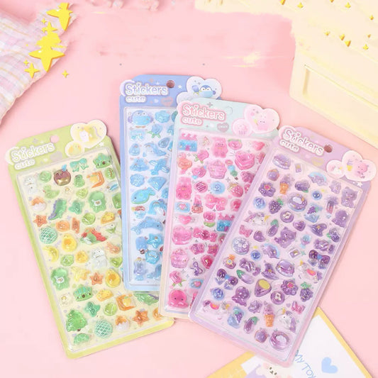 AA💖フルーツ シリーズ  硬いシール 4種類   硬殻包装