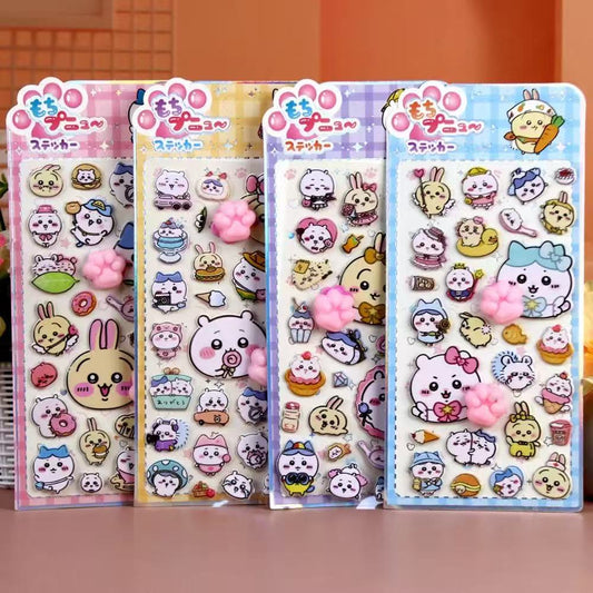 AA💖ちい猫の爪シール4種類  opp包装